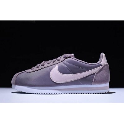 Nike Bayan Classic Cortez Nylon Taupe Gri / Kırmızı Lifestyle Ayakkabı Türkiye - SAJOP67F